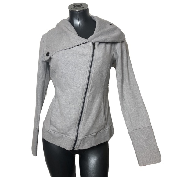 Lucy Jackets & Blazers - Lucy Moto Style Zip Up Cardigan Jacket Gray